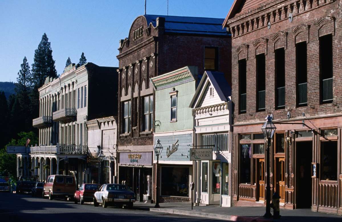 La calle principal de Nevada City.