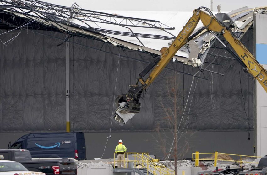  Amazon y la OSHA prometen una revisión después de que un tornado destruya un almacén