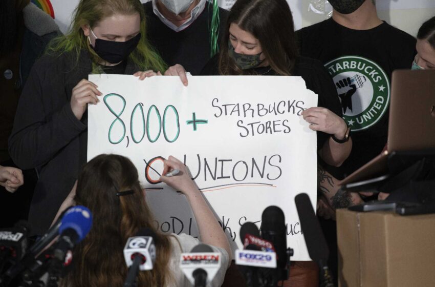  El sindicato se opone a los resultados de dos votaciones de sindicalización en Starbucks