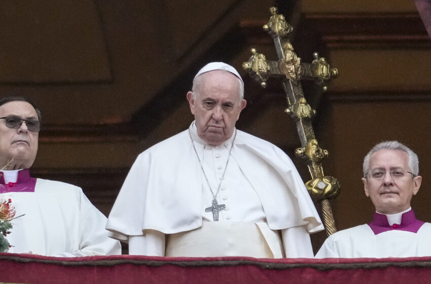  En Navidad, el Papa reza por el fin de la pandemia y los diálogos de paz