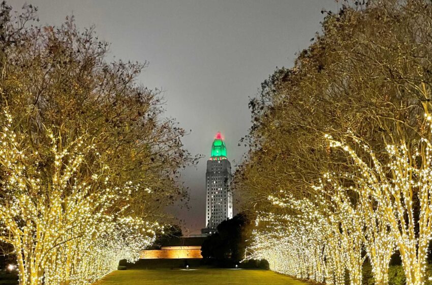  La exhibición de luces navideñas honra los sacrificios de los soldados de Luisiana