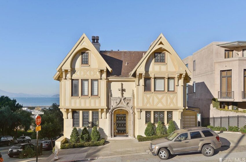 La mansión de San Francisco que alguna vez fue propiedad de Nicolas Cage finalmente está pendiente de venta