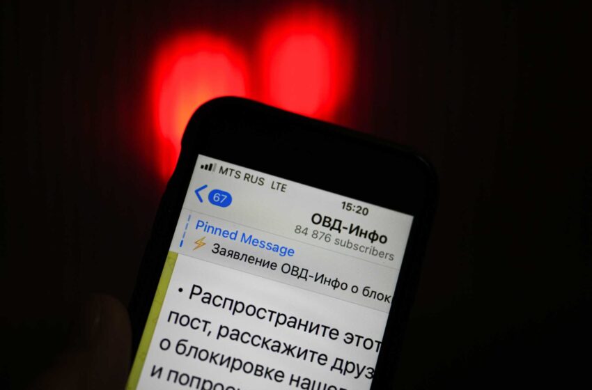  Rusia bloquea el sitio web de un grupo que rastrea las detenciones políticas