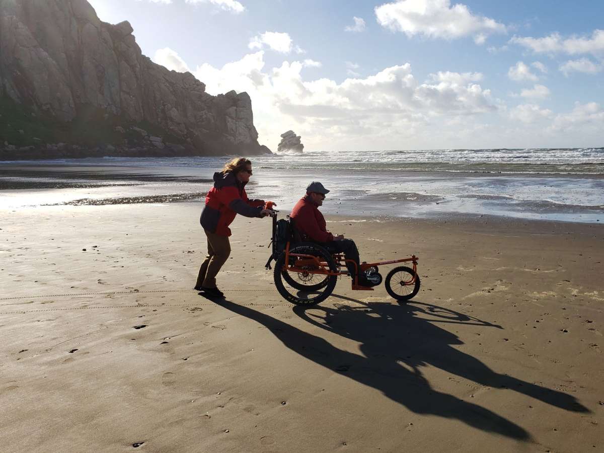 Una excursión de AdvenChair a la playa. 