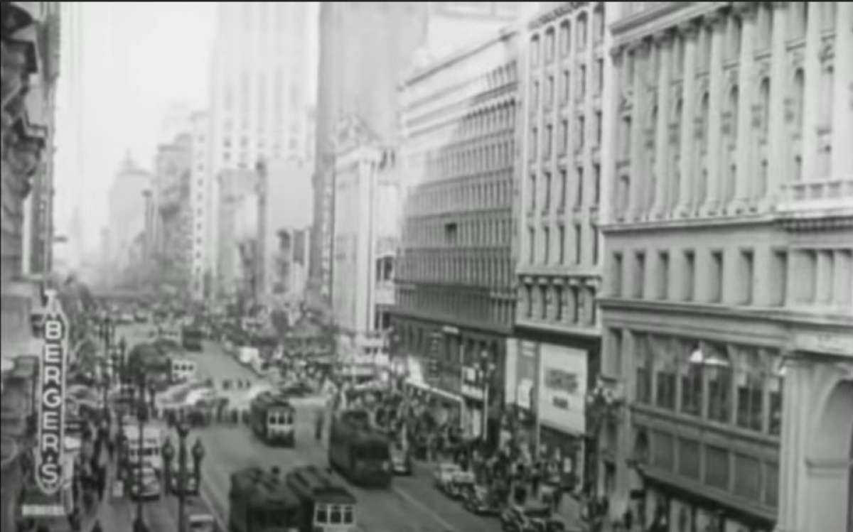 Captura de pantalla de "San Francisco, Metropolis of the West". (1941)