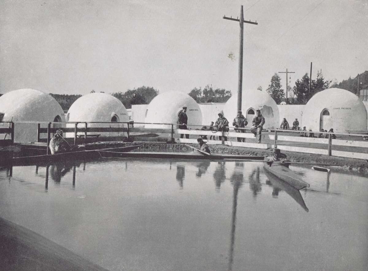 Esquimaux Village - La feria de invierno de San Francisco de 1894, en el Golden Gate Park, de la colección de Bob Bragman