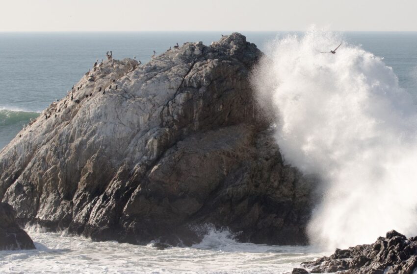  Aviso de tsunami para la costa de la Bahía de San Francisco tras la erupción volcánica