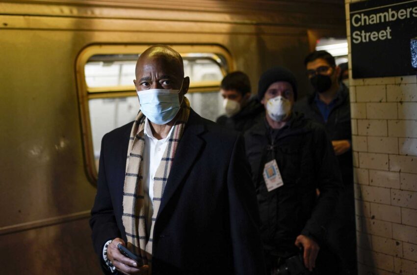  El alcalde de Nueva York dice que ni siquiera él se siente seguro en el metro
