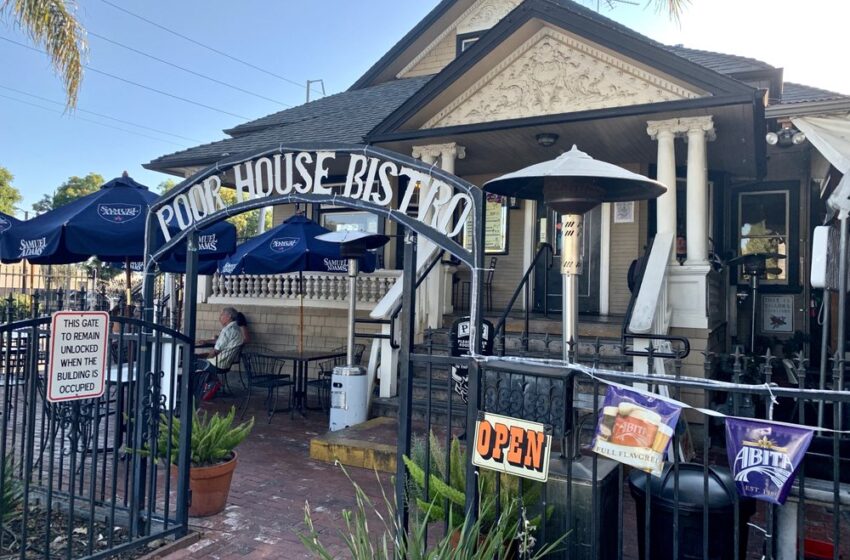 El restaurante de la era victoriana del Área de la Bahía, Poor House Bistro, se mudó al otro lado de la ciudad después de que Google comprara el terreno en el que se encuentra