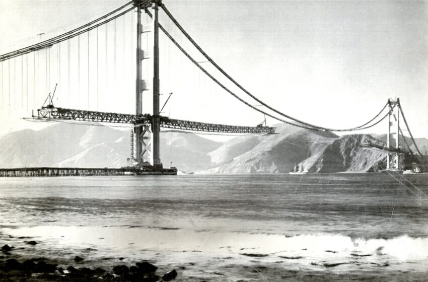  Hace 89 años, comenzó la construcción del puente Golden Gate.