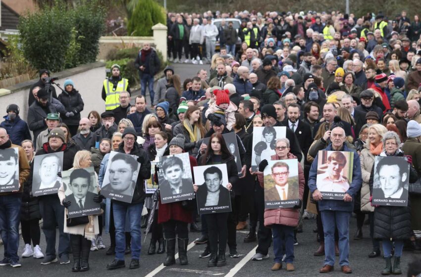  Irlanda del Norte conmemora los 50 años del Domingo Sangriento