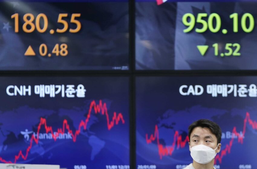  Las acciones asiáticas se desploman, siguiendo el retroceso de Wall Street