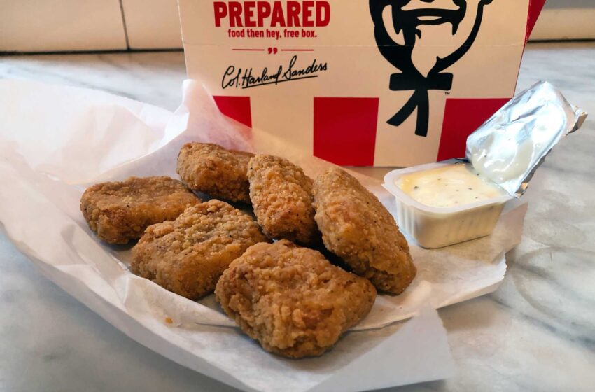  Los nuevos nuggets a base de plantas de KFC tienen un aspecto y un sabor parecidos a los reales