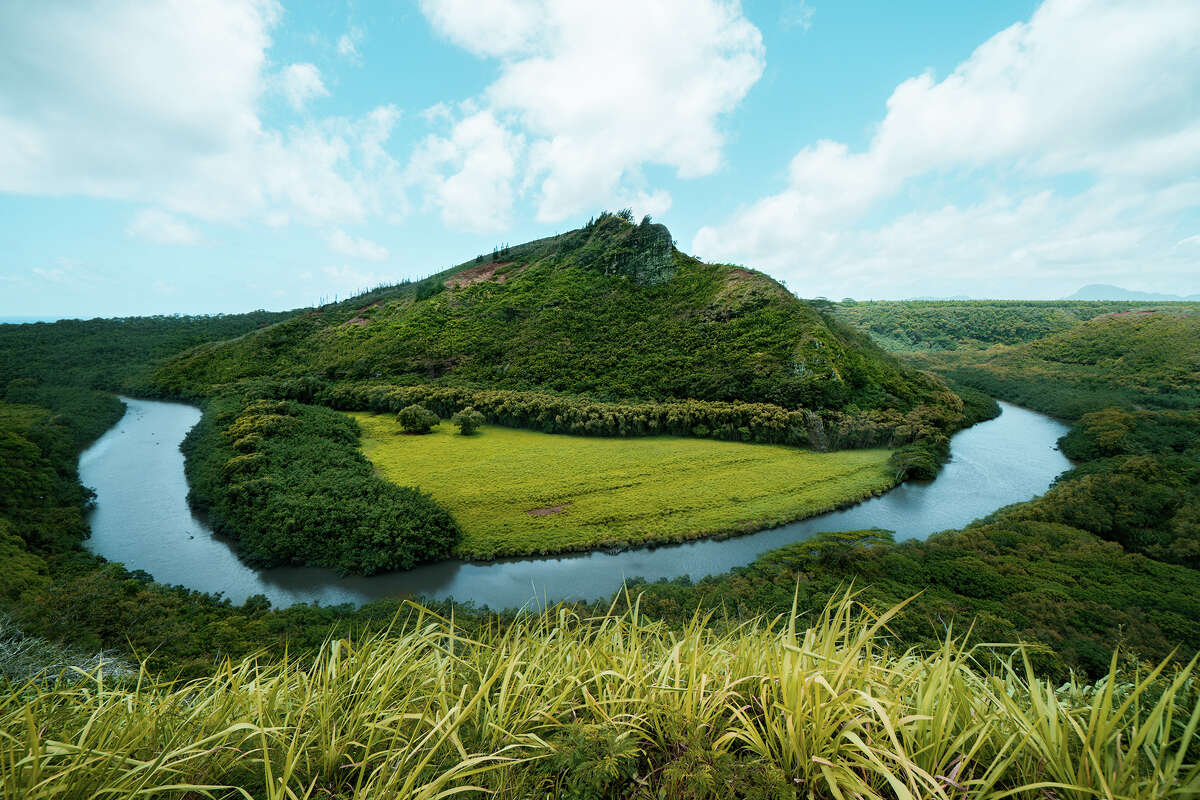 El río Wailua es el único río navegable de Kauai y ha aparecido en películas y programas de televisión.