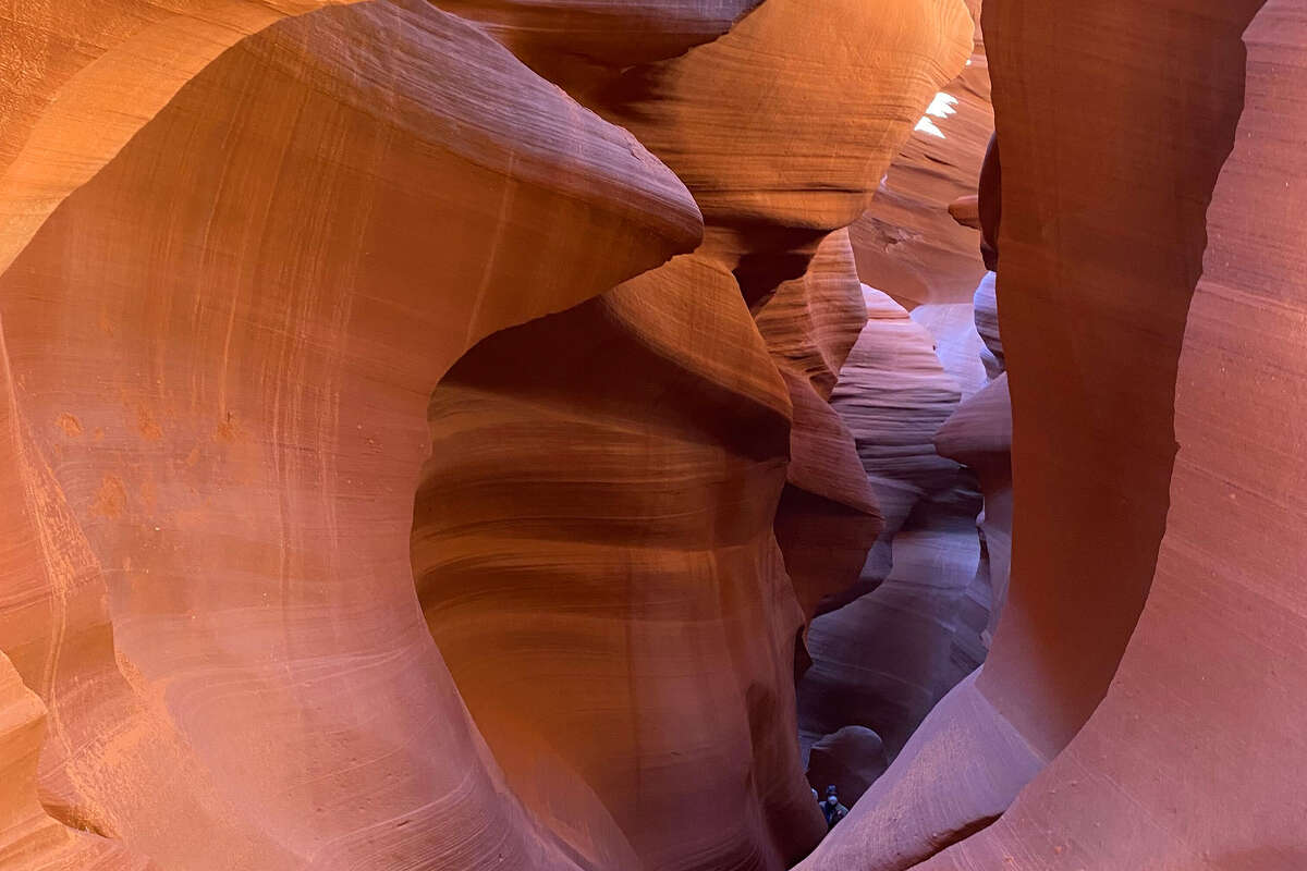 Antelope Canyon es más hermoso cuando se usa el filtro "Vivid Warm".