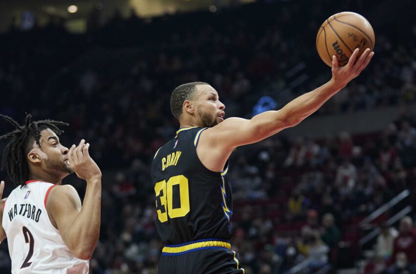  Curry y Warriors regresan del receso del Juego de Estrellas para derrotar a los Blazers