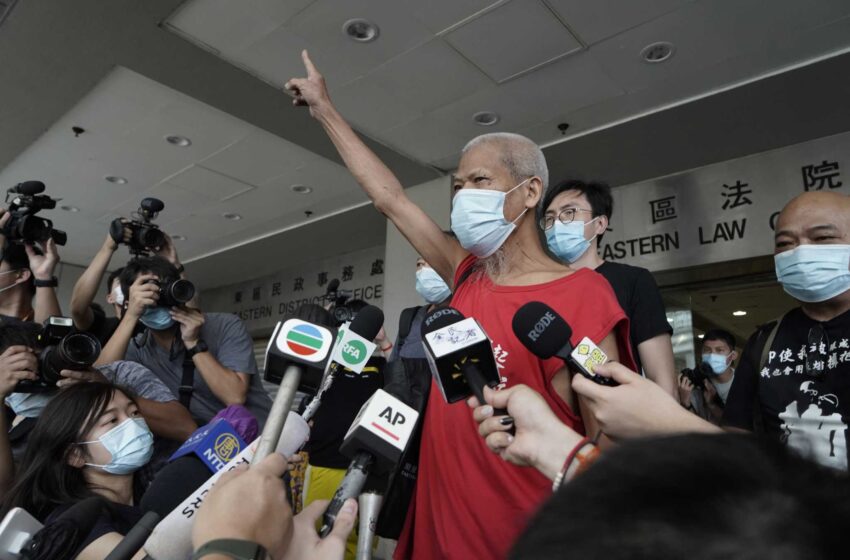  Detención de un activista de Hong Kong antes de la protesta por los Juegos Olímpicos