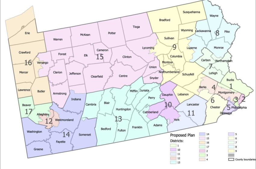  El Tribunal Supremo de Pensilvania elige un nuevo mapa de los distritos de la Cámara de Representantes de EEUU