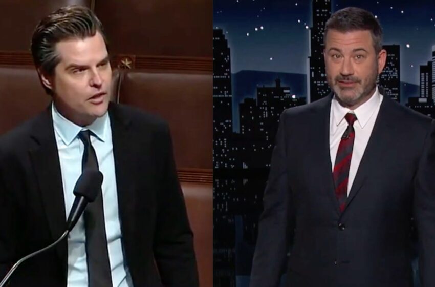  Jimmy Kimmel revela el momento de Matt Gaetz en ‘To Catch a Predator’