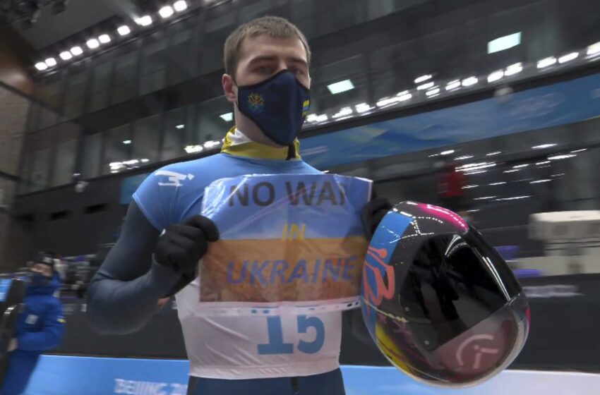  Los atletas ucranianos defienden su país y exigen sanciones para Rusia