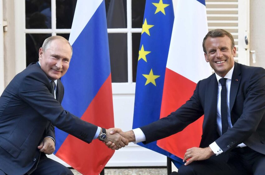  Macron viaja a Moscú para tratar de aliviar las tensiones en Ucrania