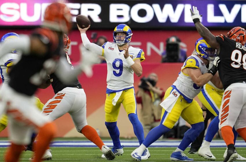  Super Bowl en directo: Los Rams lideran 13-10 en la mitad; Beckham está lesionado