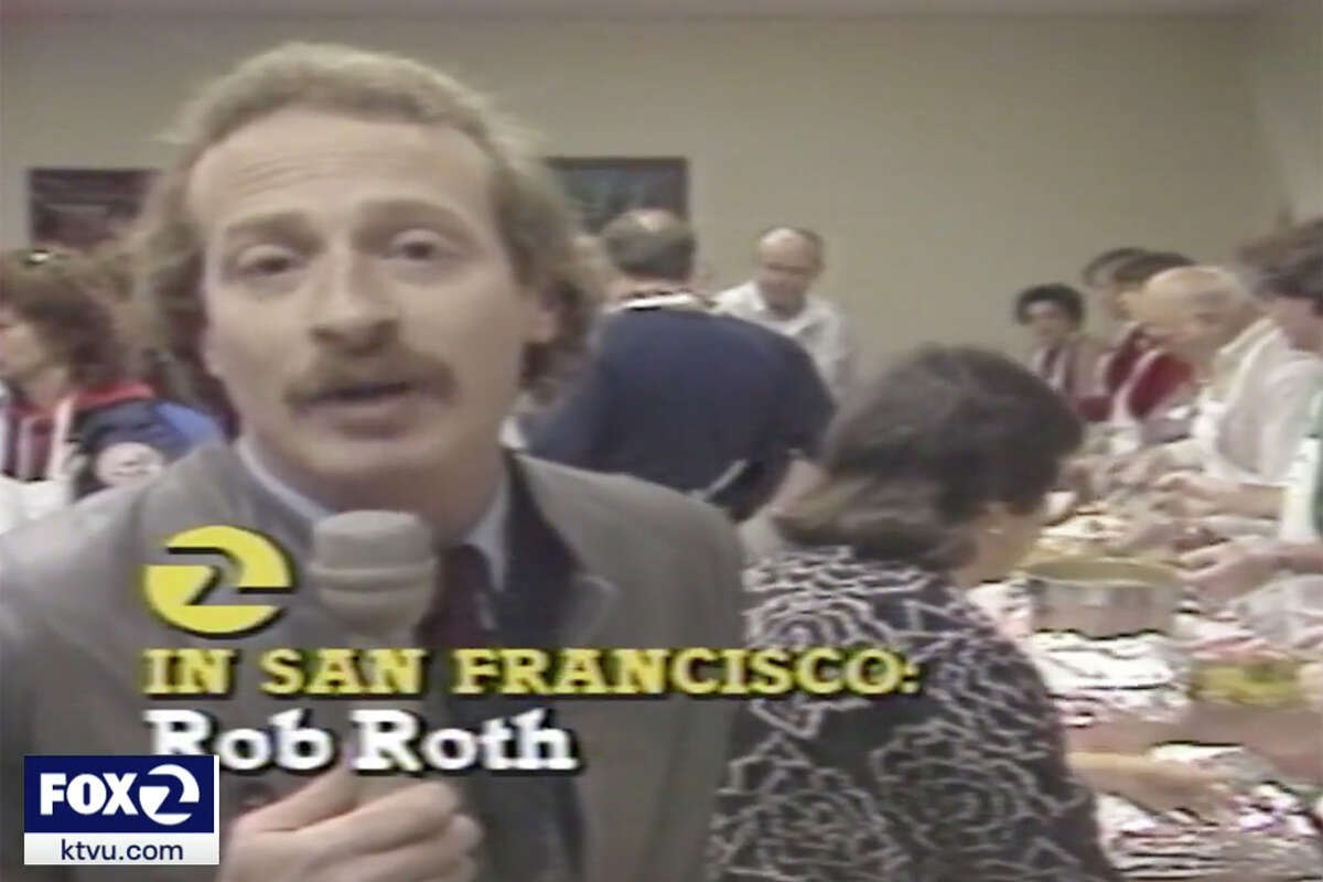 Un clip del veterano reportero del Área de la Bahía Rob Roth durante los primeros días de su carrera con KTVU. 