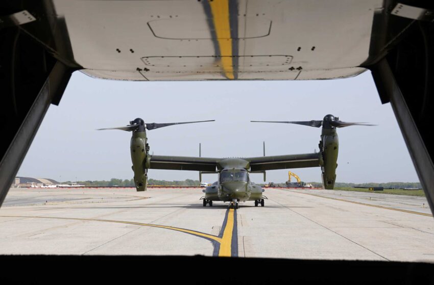  4 marines estadounidenses mueren en un simulacro de la OTAN al estrellarse un Osprey en Noruega