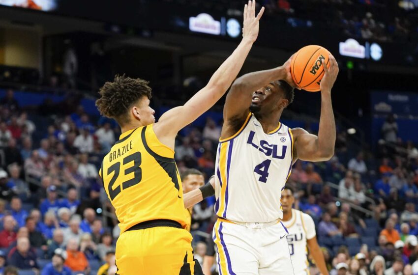  El entrenador interino dirige a LSU en el torneo de la NCAA contra Iowa State