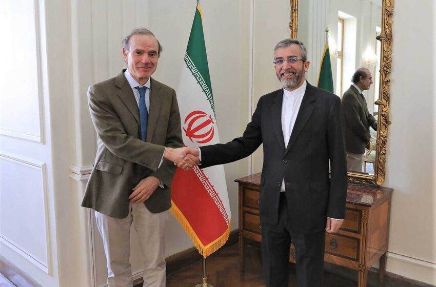  El enviado de la UE en Teherán entre las esperanzas de restablecer el acuerdo nuclear