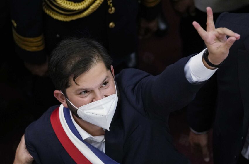  El ex líder estudiantil de las protestas se convierte en el presidente más joven de Chile
