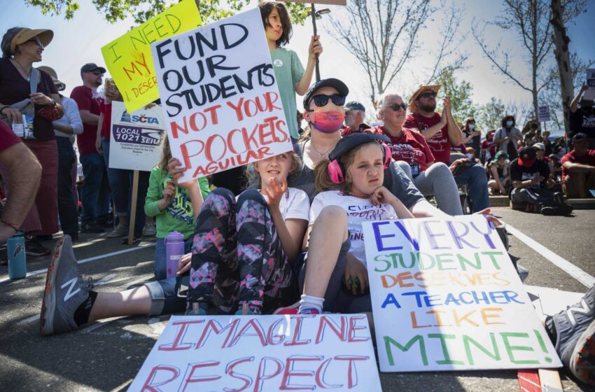  Huelga de profesores en Sacramento mientras continúa el paro en Minneapolis