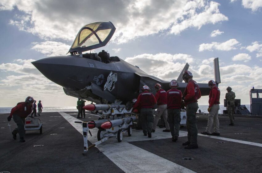  La Armada de EE.UU. dice que el avión F-35C estrellado se levantó del Mar de China Meridional