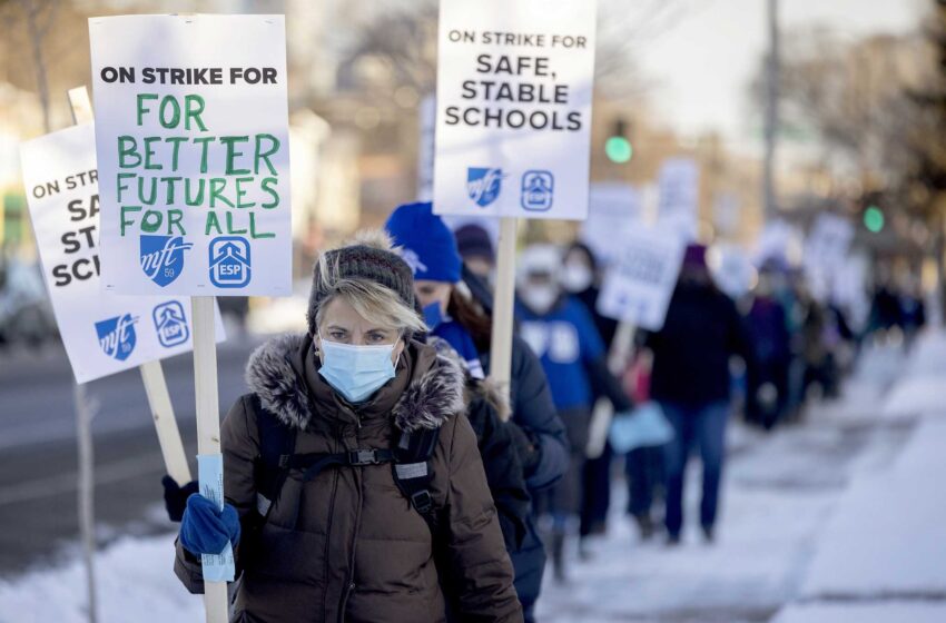  Los profesores de Minneapolis llegan a un acuerdo provisional para poner fin a la huelga