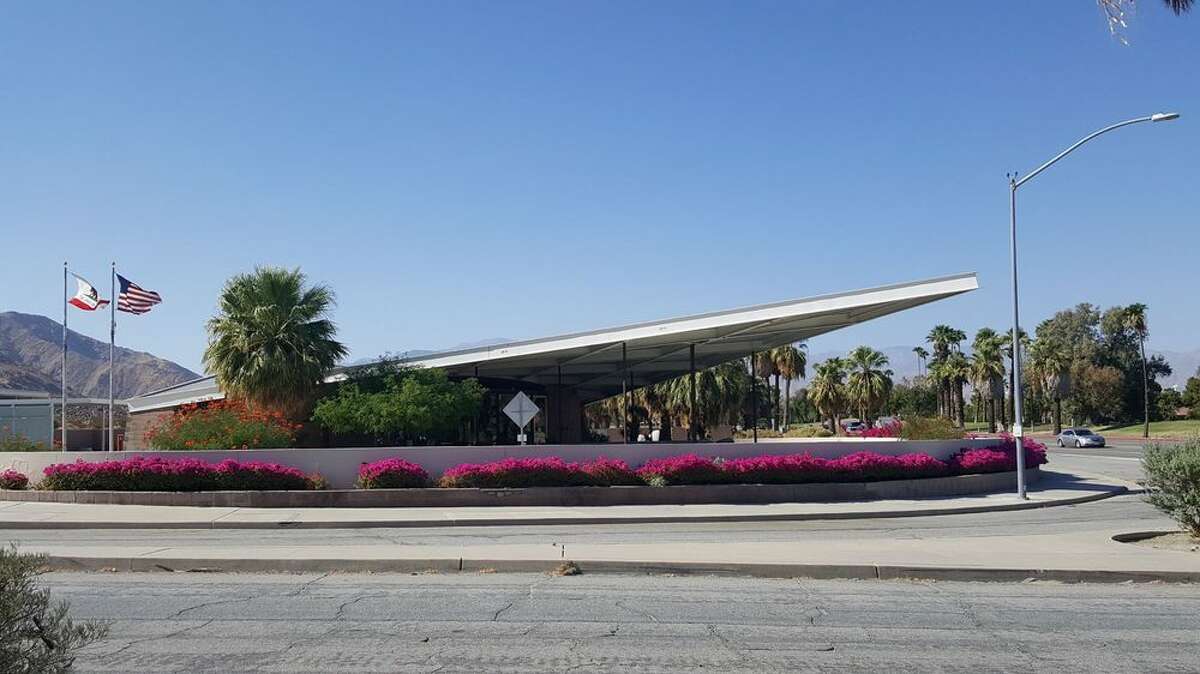 Una vista del Centro de información para visitantes de Palm Springs.
