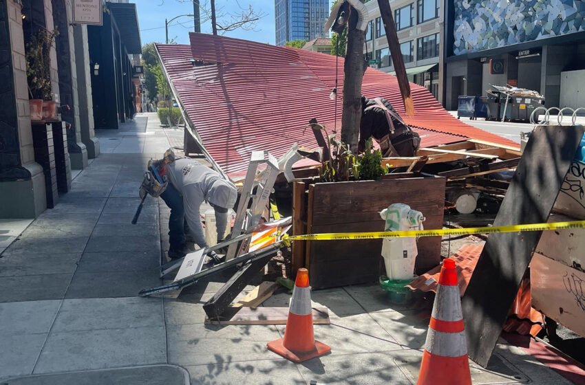  Parklet de restaurante de Oakland por valor de miles destruido por supuesta colisión: ‘Estamos devastados’