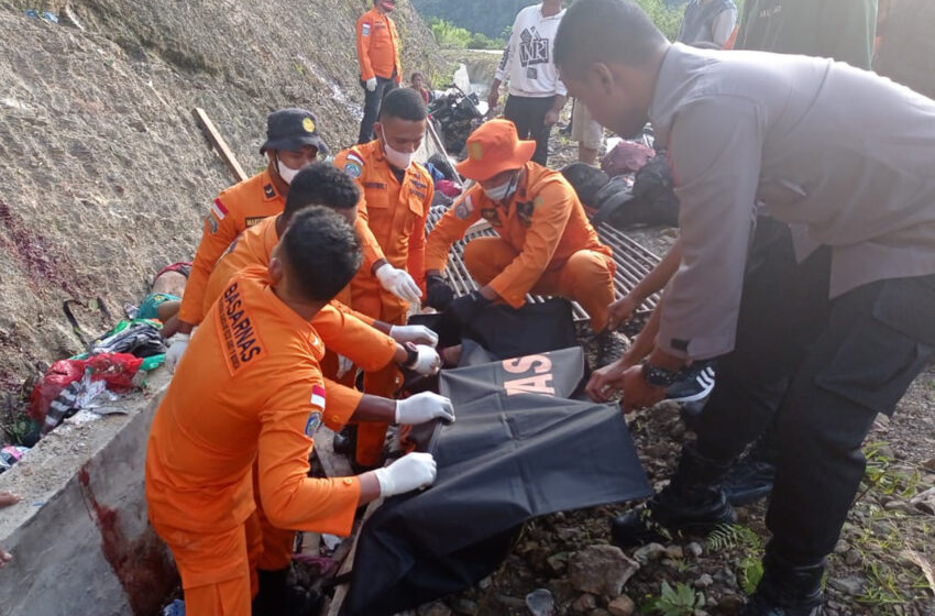  18 muertos en un accidente de camión sobrecargado en Papúa Occidental, Indonesia