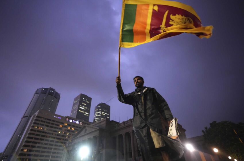  El primer ministro dice que las protestas están perjudicando la reconstrucción de la economía de Sri Lanka