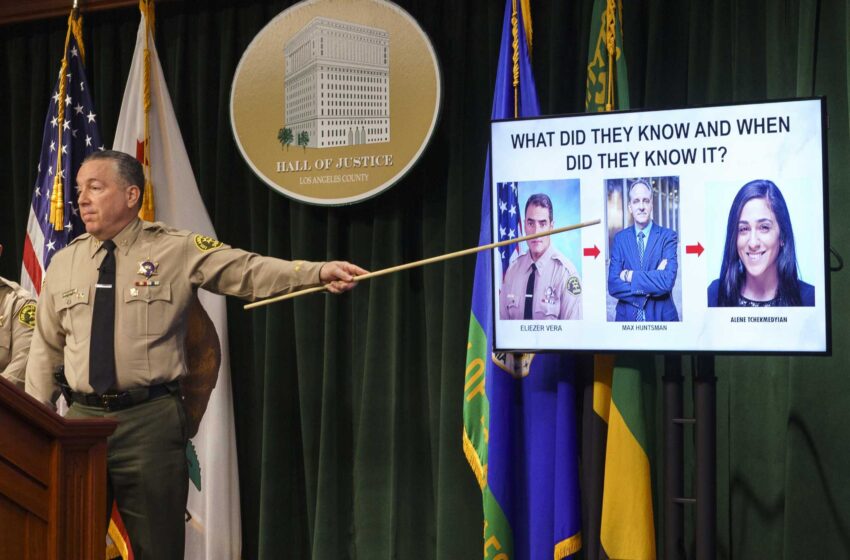  El sheriff de Los Ángeles investiga cómo el reportero obtuvo el vídeo filtrado