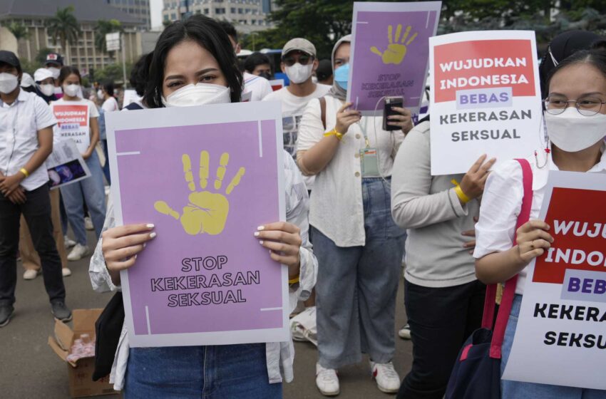  Indonesia aprueba una nueva ley sobre violencia sexual en medio de un aumento de los casos