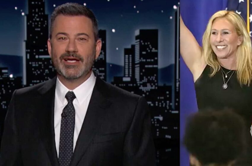  Jimmy Kimmel pide a Will Smith que abofetee a Marjorie Taylor Greene