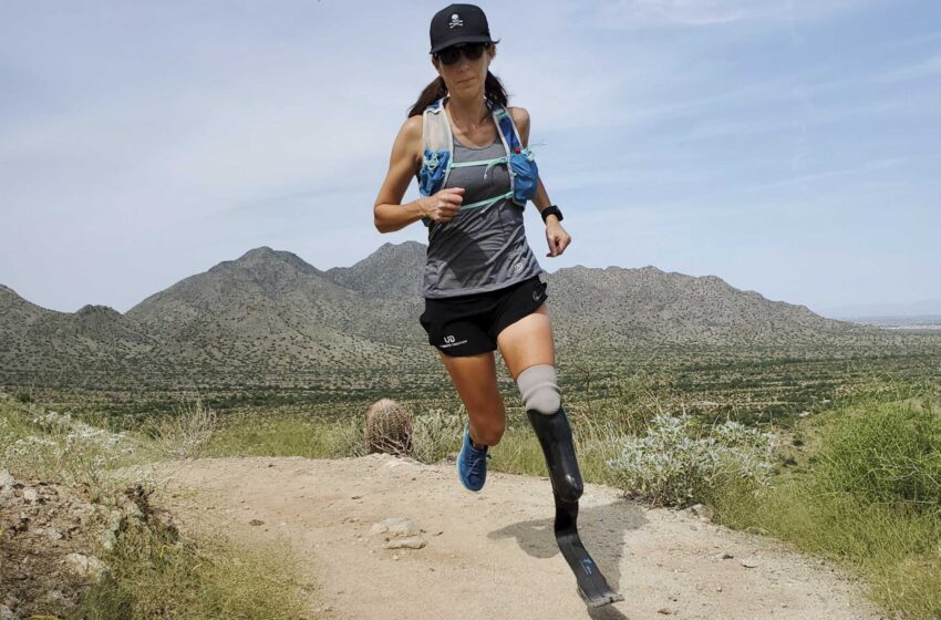  La búsqueda de Jacky: 1 mujer, 1 pierna, 102 maratones en 102 días