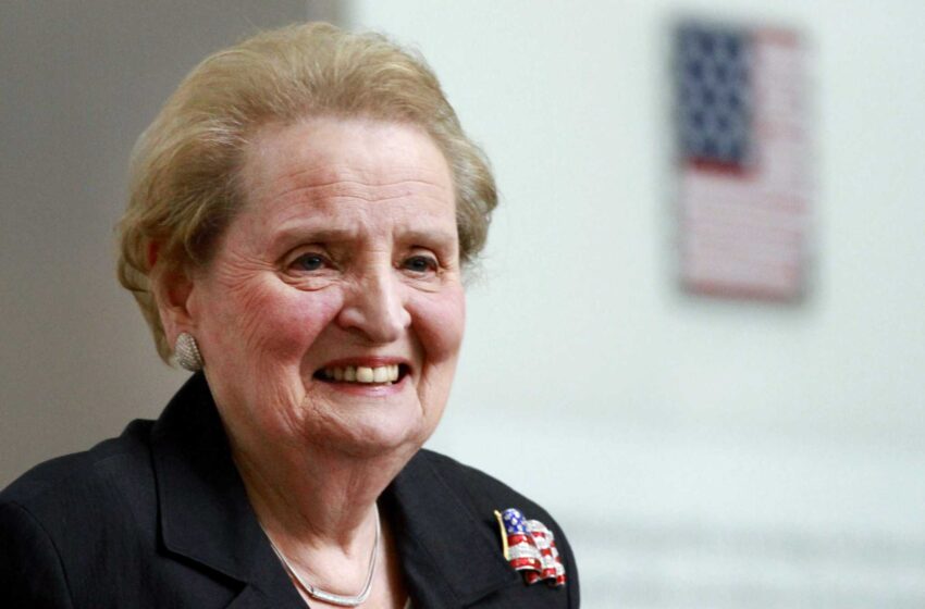  Madeleine Albright será homenajeada por los líderes mundiales, la élite de DC