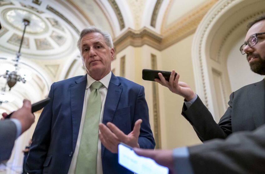  McCarthy defiende el audio del 1/6, el GOP de la Cámara de Representantes apoya al ‘próximo presidente’
