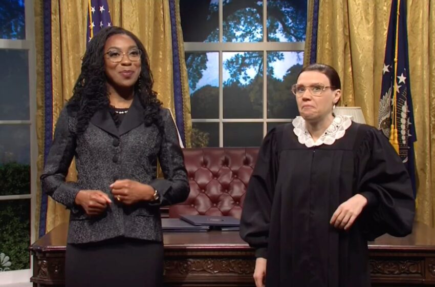  Ruth Bader Ginsburg y Ketanji Brown Jackson de SNL avergüenzan a Ted Cruz