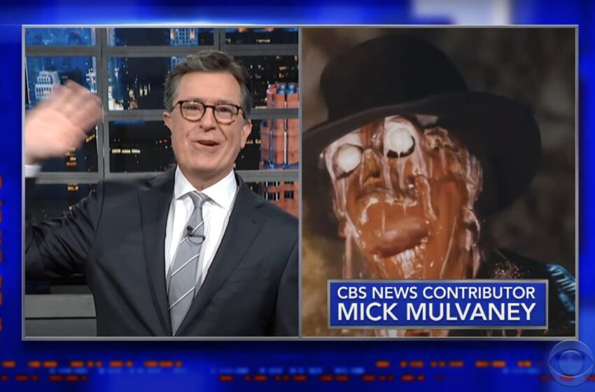  Stephen Colbert ataca a la CBS -su propia cadena- por la contratación de Mick Mulvaney