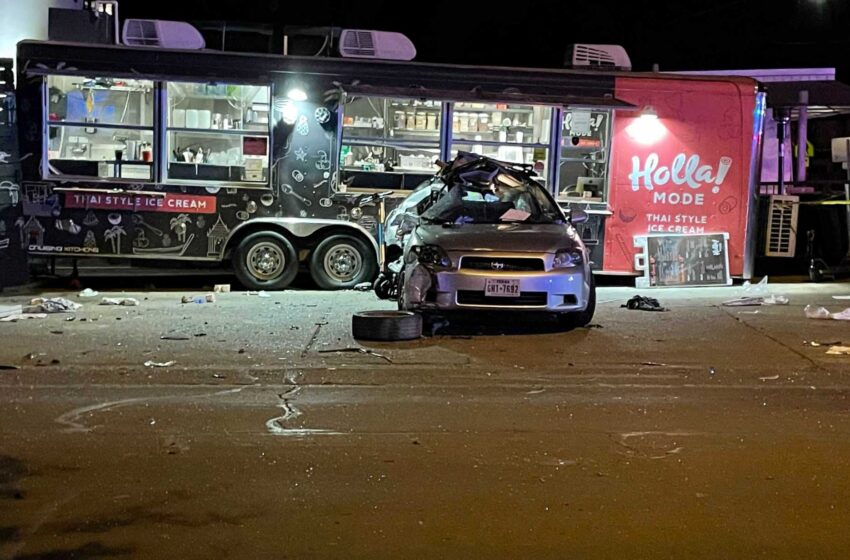  Un vehículo choca con un camión de comida en Austin, Texas; 11 heridos