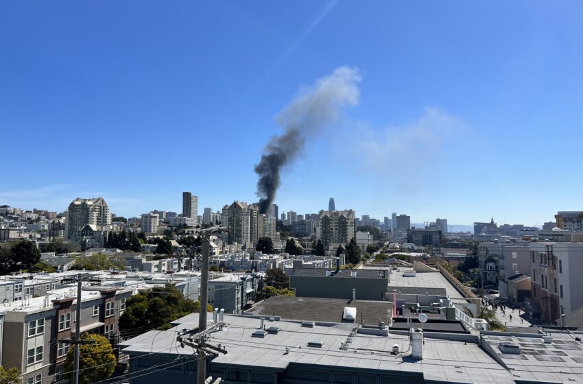  Múltiples rescates en el incendio de un complejo de apartamentos en San Francisco