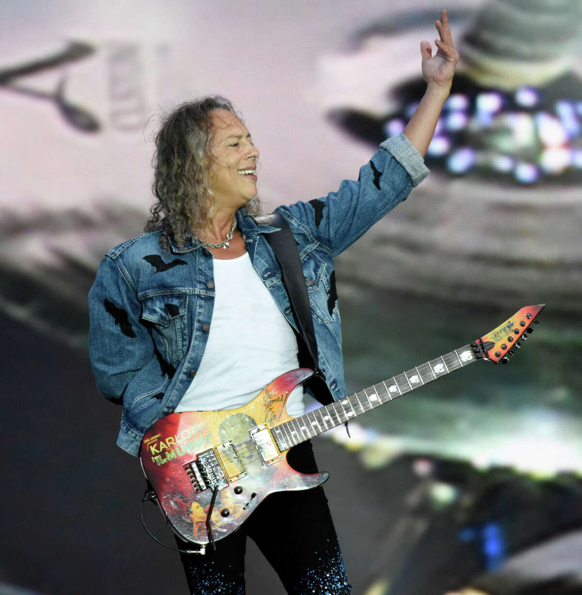 Kirk Hammett de Metallica se presenta durante BottleRock 2022 el 27 de mayo de 2022 en Napa, California.