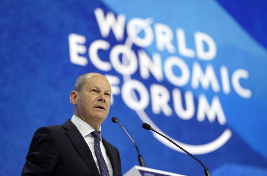  Davos termina con Alemania impulsando el trabajo global sobre el clima y la guerra